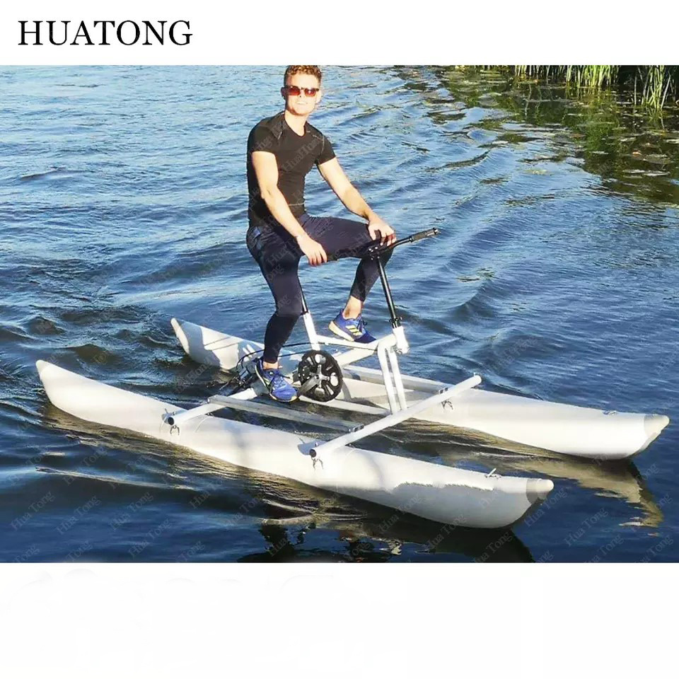 Chiliboats Waterbike Pedal Inflatable Water Bike Bicycle