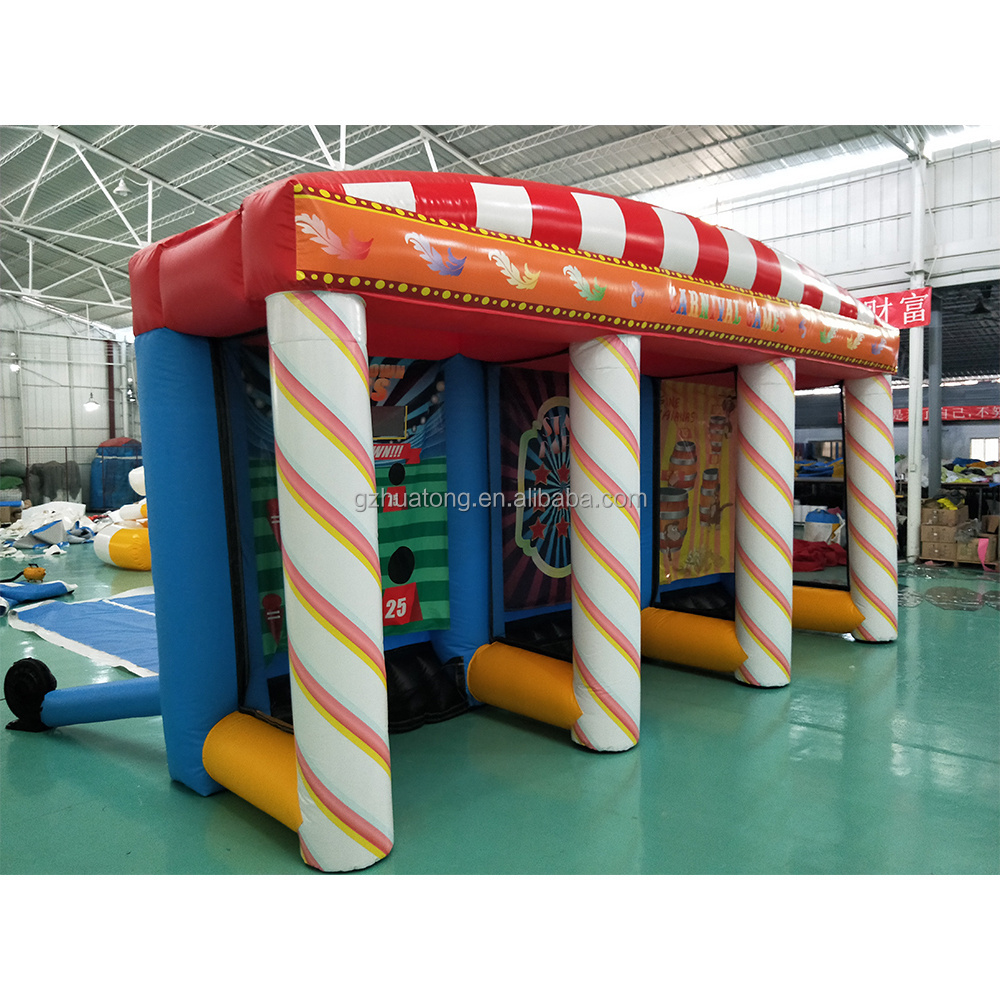 Carnival Games Inflatable 3 In 1 Carnival Toys Game