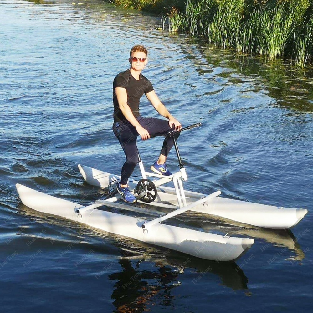 Chiliboats Waterbike Pedal Inflatable Water Bike Bicycle