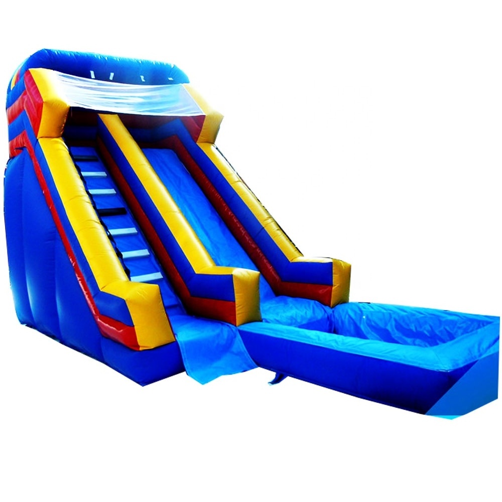 Outdoor Blow Up Water Slide Inflatable Dry Bouncer Slide For Adult Kids