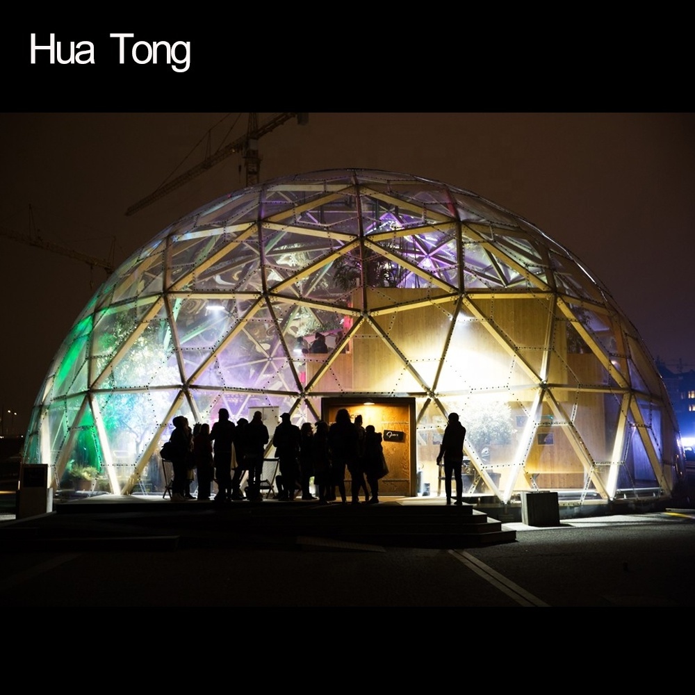 Transparent Garden Domos Geodesic Hotel Dome House Igloo Tent Glamping Geodesic Dome Tents for Events Sale