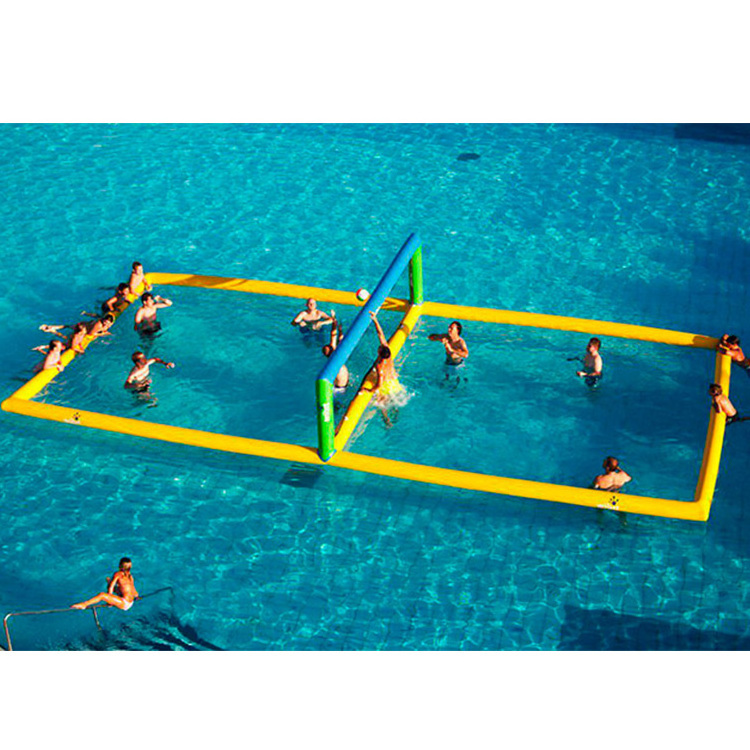 Customized outdoor inflatable volleyball court/field/Ocean Beach Inflatable Water Field for sale