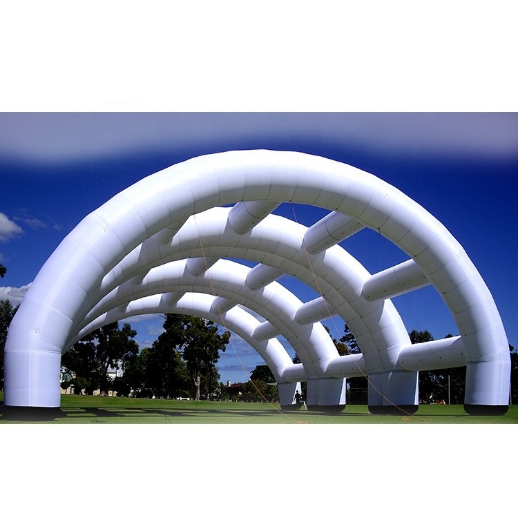 Advertising Single Inflatable Rainbow Start Finish Line Entrance Arch Archway