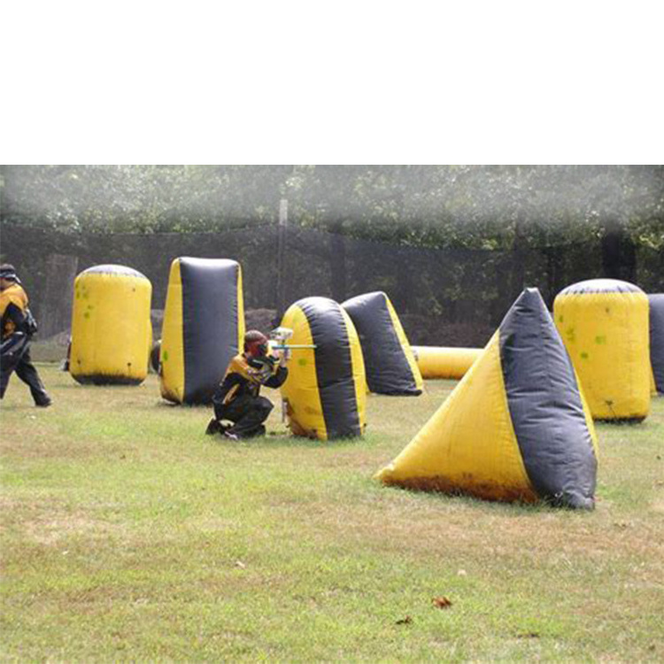 inflatable paintball shooting games wall /inflatable tactical paintball bunker for sale