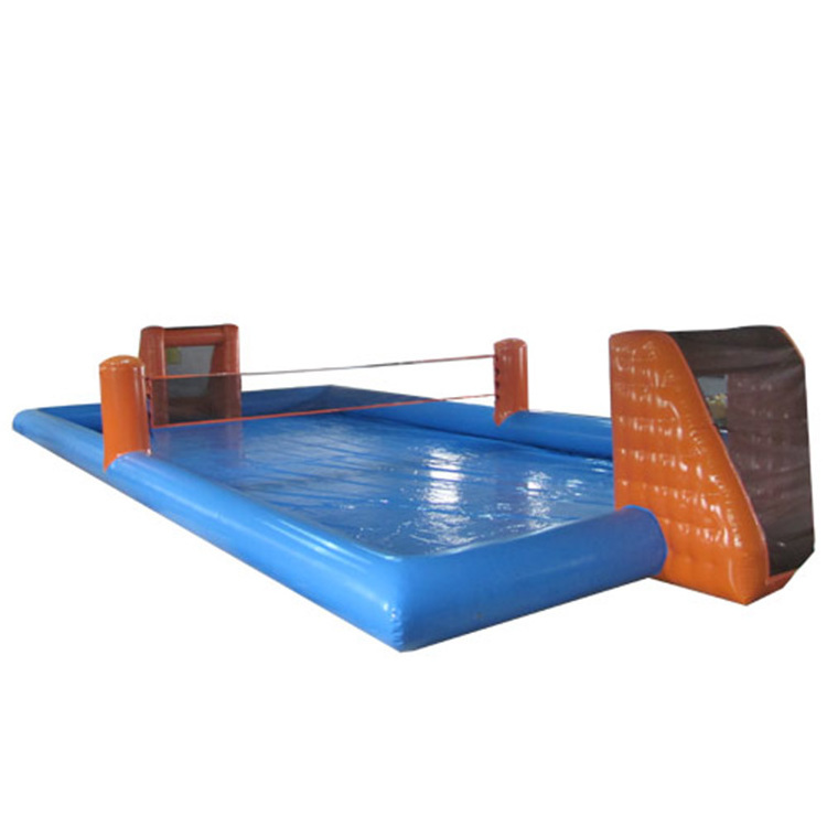 Customized outdoor inflatable volleyball court/field/Ocean Beach Inflatable Water Field for sale