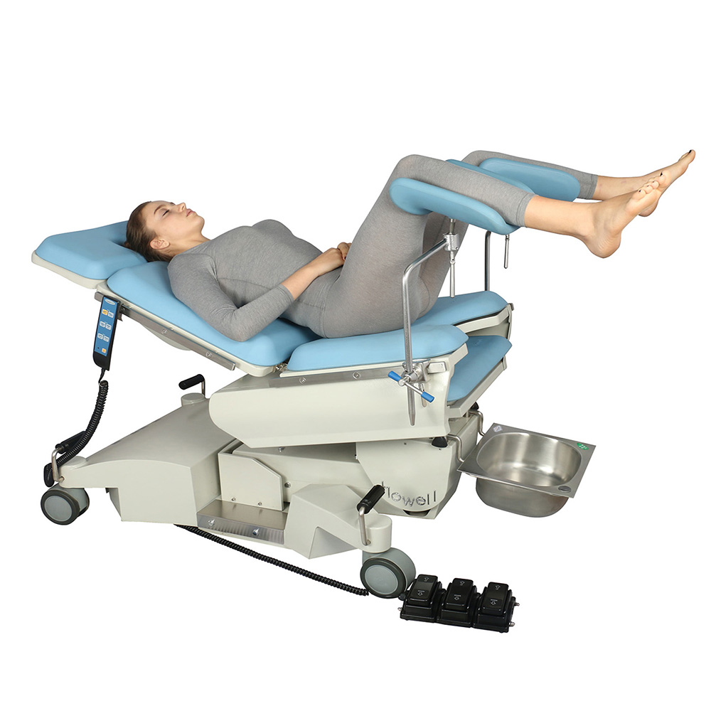 HE-609B luxury electro-hydraulic gynecology urology examination bed operating table / gyno chair exam