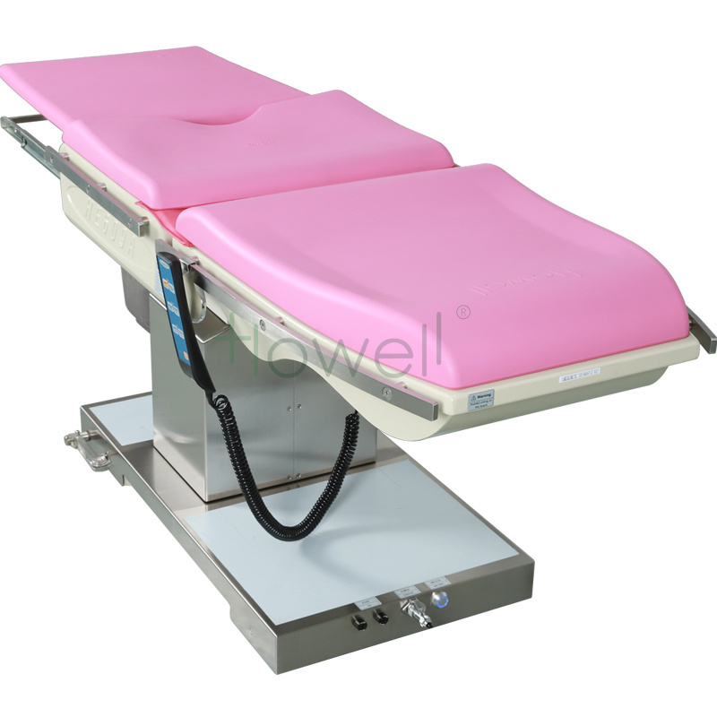 Comfortable and convenient  electro-hydraulic gynecology urology examination bed / gynecology operating table / gyno chair exam