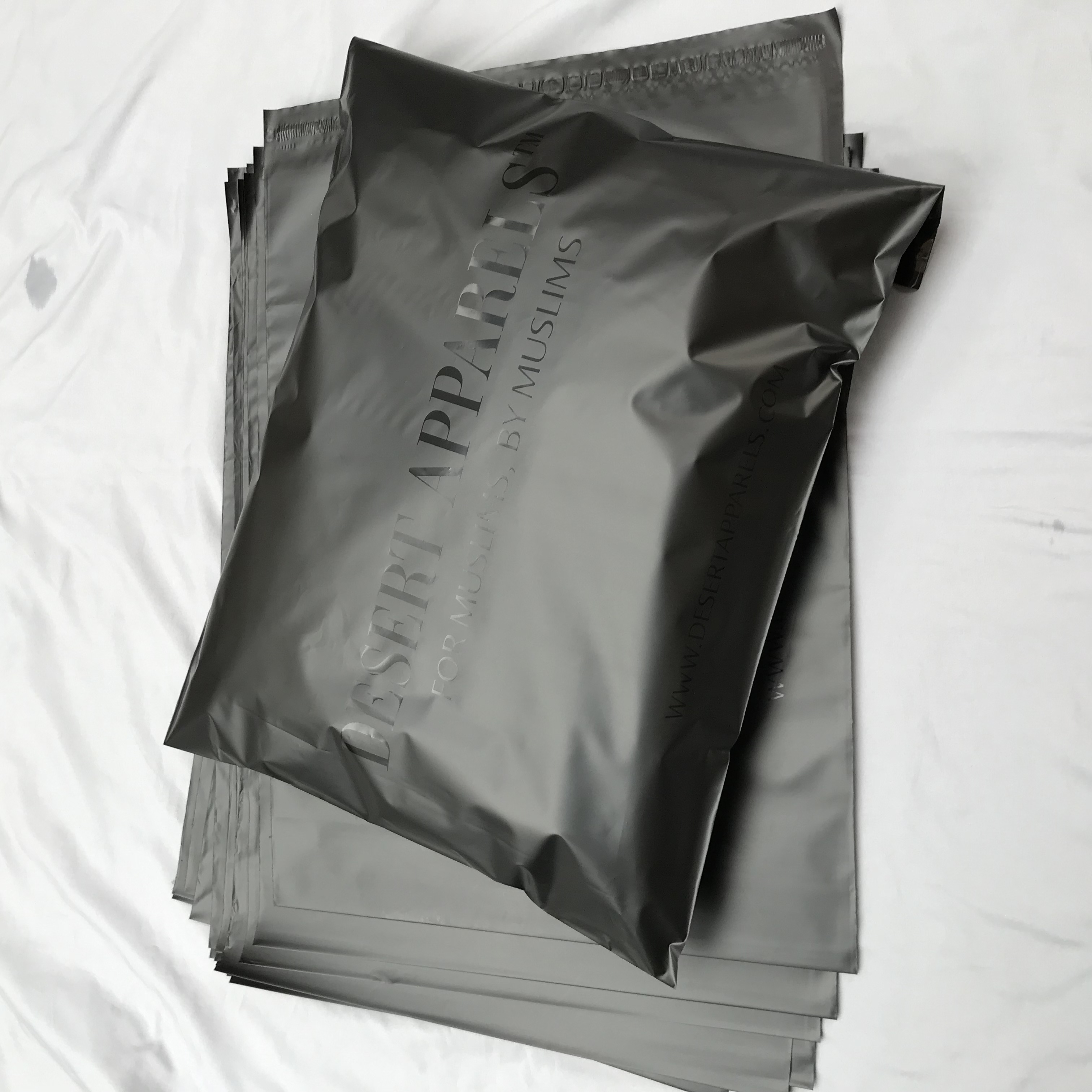 Biodegradable Black Custom Logo Clothing Mailing Bags Plastic Envelope Courier Shipping  Mailer Bag  For Packaging