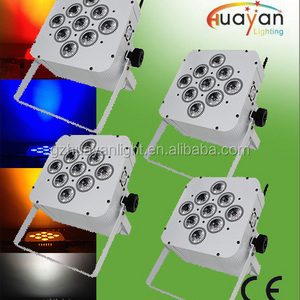 LED Up Light PAR Battery Powered, Wireless DMX, RGBAW 5-in-1, 9 LEDs @ 15 watts