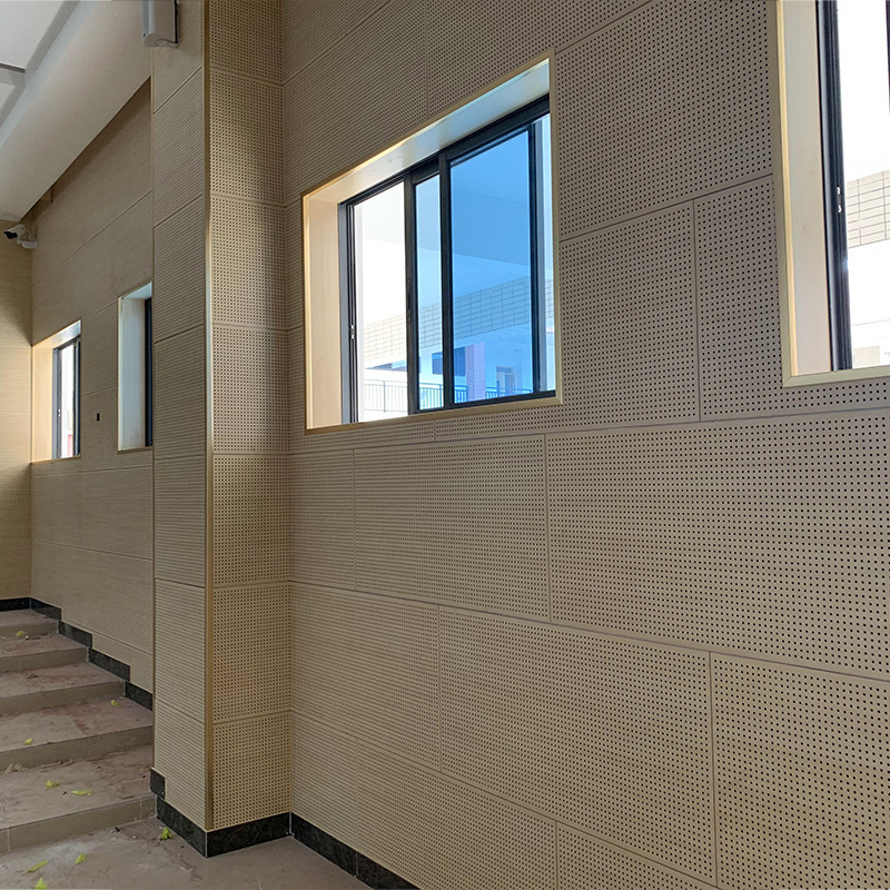 Interior Perforated Wooden Acoustic Panel Noise Reduction Acoustic Perforated Wood Panel Ceiling Perforated Acoustic Panel