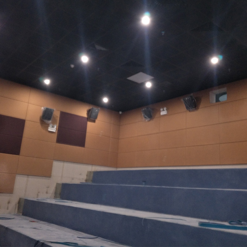 Noise Reduction Acoustic Fabric Wall Panels Soundproof Wall Board For Home Theater Wall Fabric Acoustic Panel