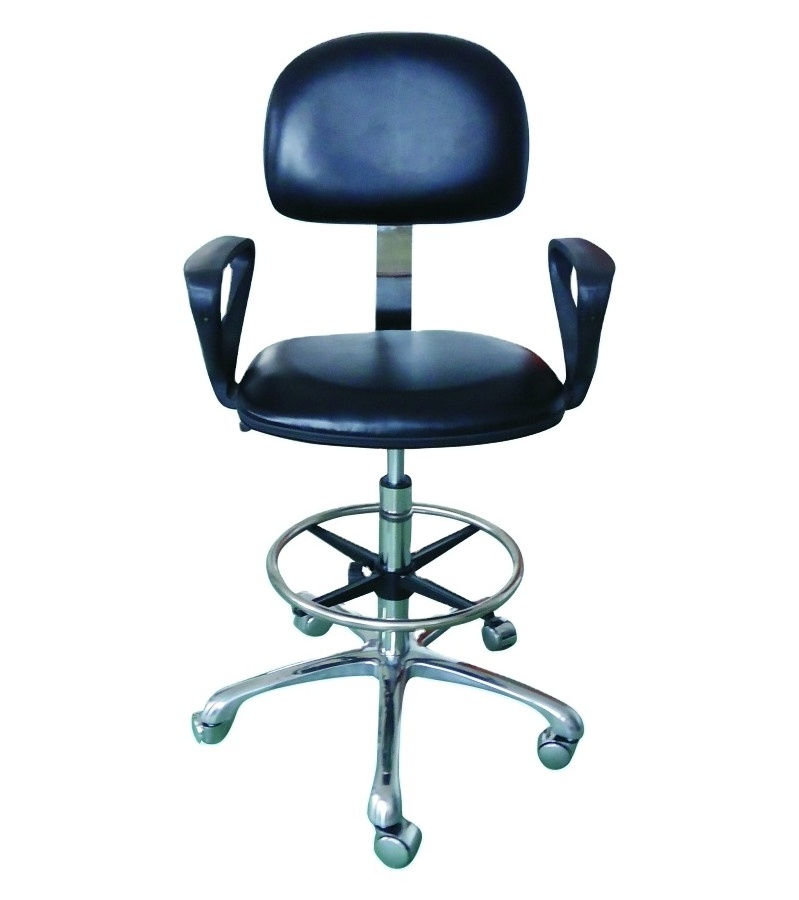 Anti-static PU Lab Chair 5161EF High Quality Laboratory Furniture Height Adjustable ESD Laboratory Chair