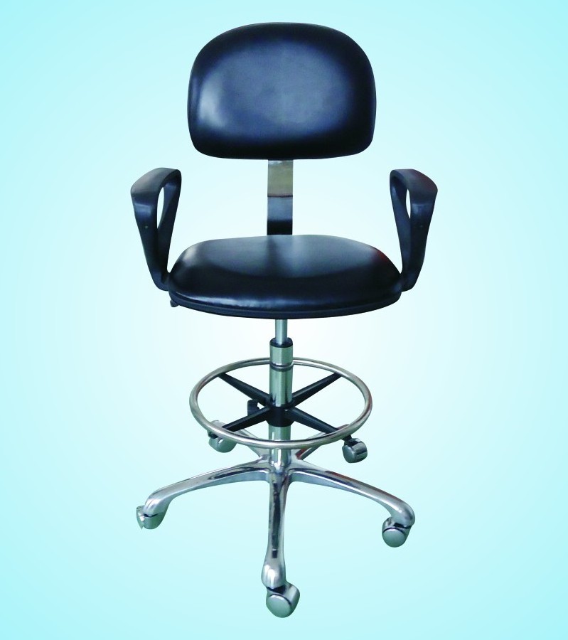 Anti-static PU Lab Chair 5161EF High Quality Laboratory Furniture Height Adjustable ESD Laboratory Chair