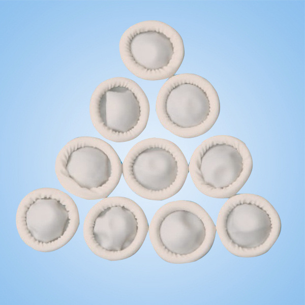 Round Roll Powder Free Cots Latex conductive finger cots ESD Cots