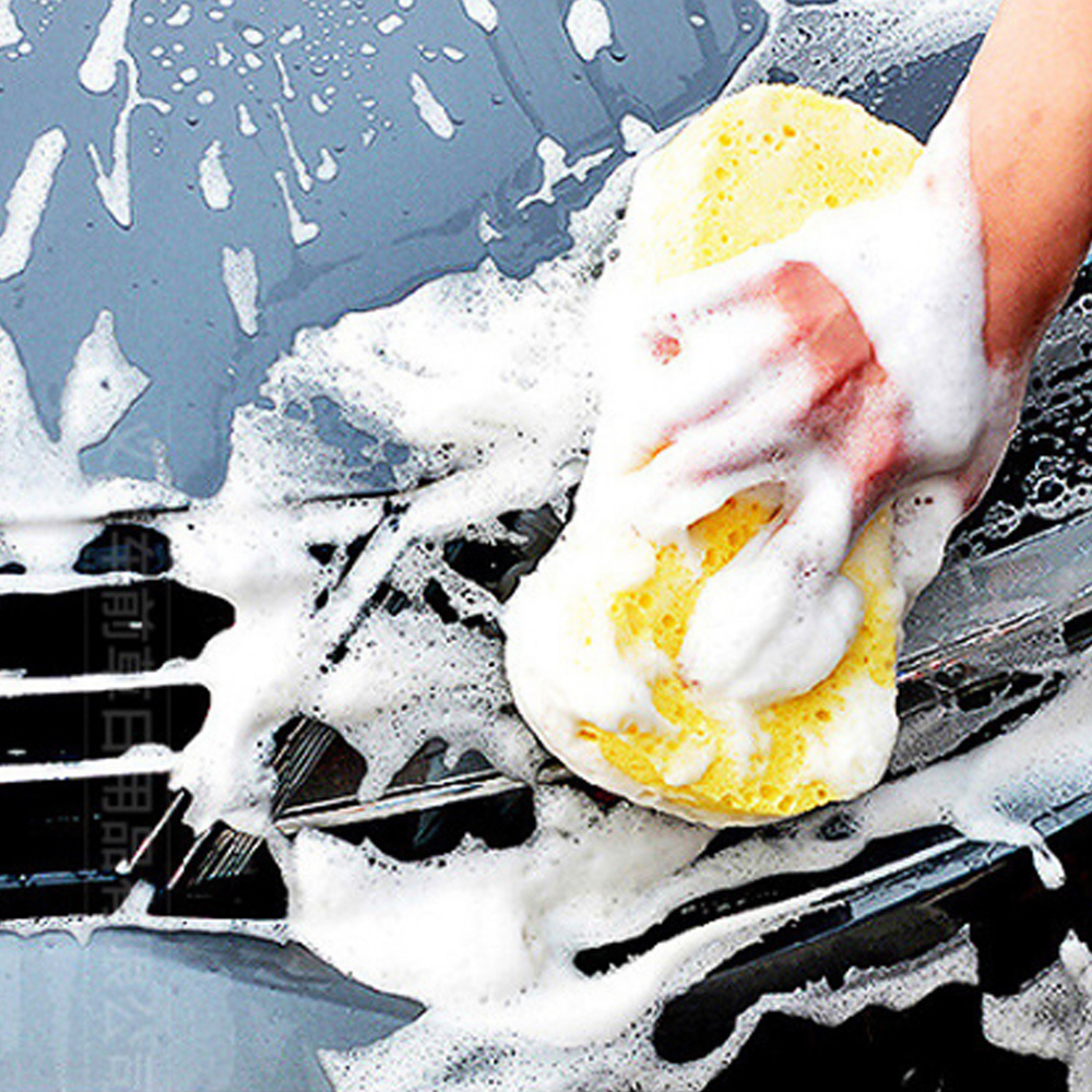 Compressed car clean sponge microfiber pva car wash sponge