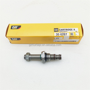 Construction Machinery Parts Original Cartridge Solenoid Valve Core 3E-6267 3E6267 for Caterpillar Cat  918F 924F D8N