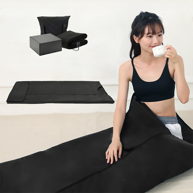 Huikang sauna blanket red light wraps far infrared wrap body thermal blanket potable sauna for weight loss and detox