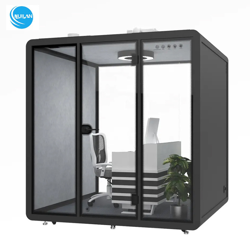 indoor Private Meeting Office Sound Proof Work Meeting Pod Soundproof Vocal Booth Recording living pod box external office pods