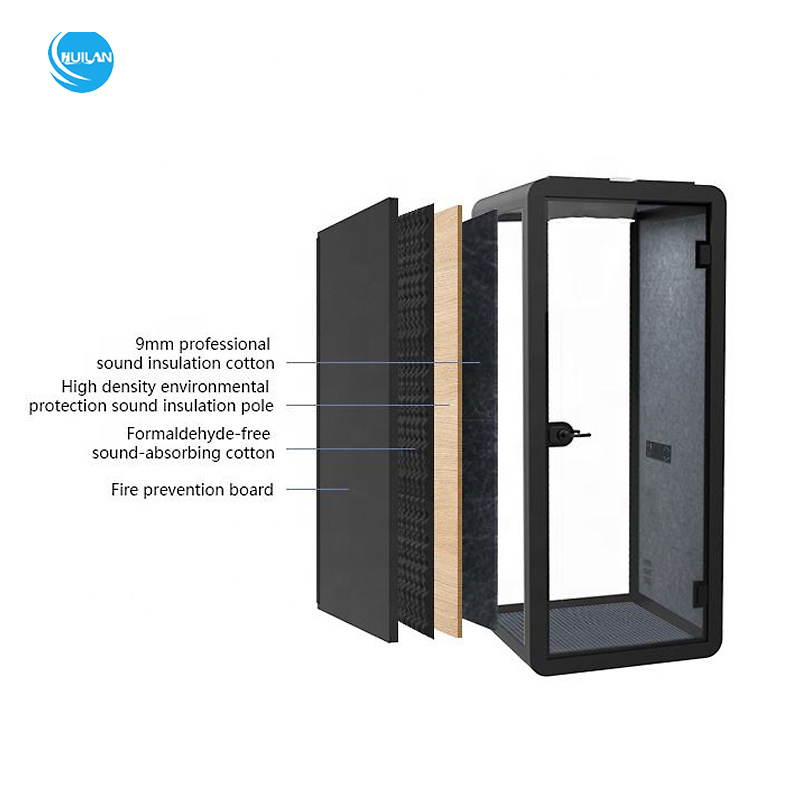 Indoor Prefabricated Office Pods telephone booth for sale furniture phone booth portable studio office pod work sound proof