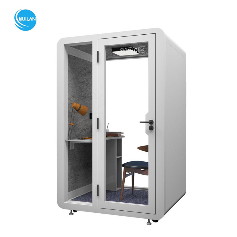 Stand alone privacy phone booth design be 45db sound proof Promotion phone booths soundproof meeting office pod for sale