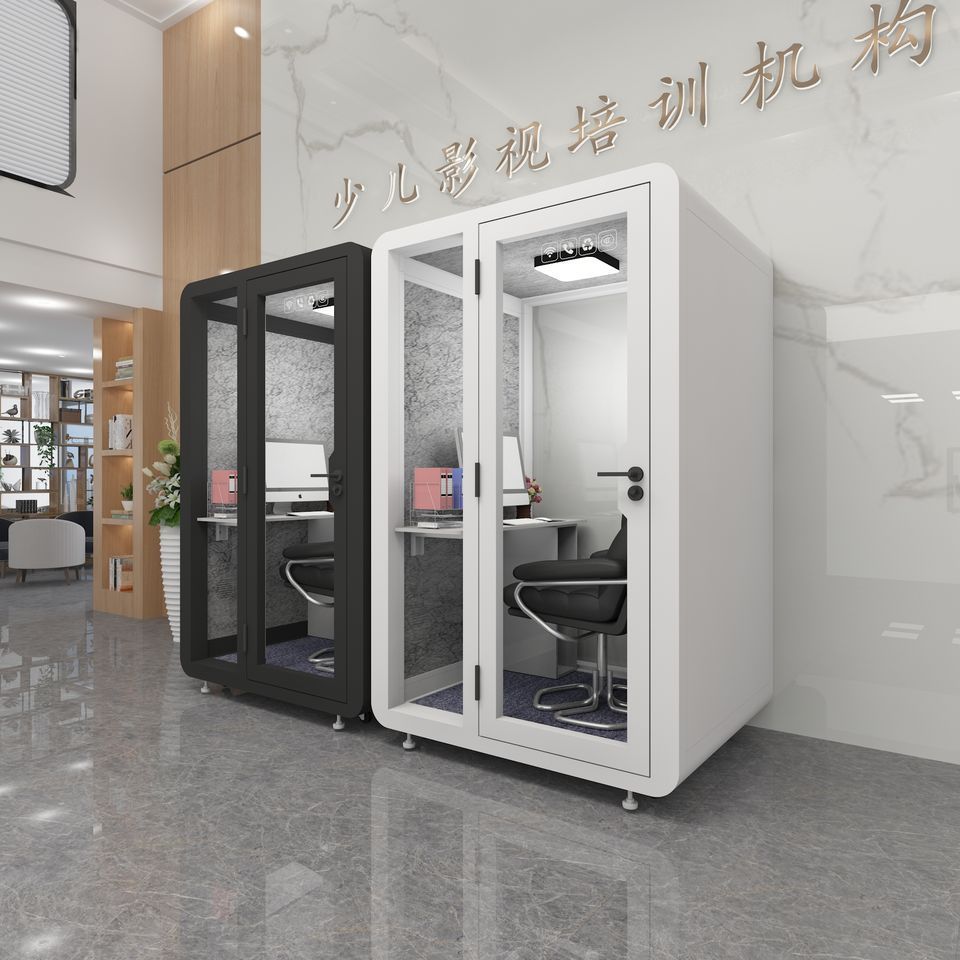 Stand alone privacy phone booth design be 45db sound proof Promotion phone booths soundproof meeting office pod for sale