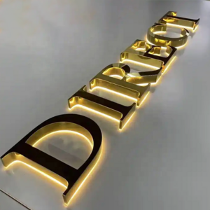 Custom 3d sign led letter light custom backlit letter shop sign business logo sign outdoor led signage