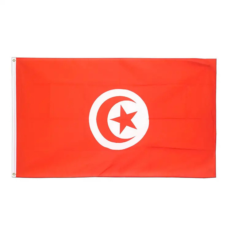 Huiyi Advertising flag And Election Items International Large Tunisia National Flags