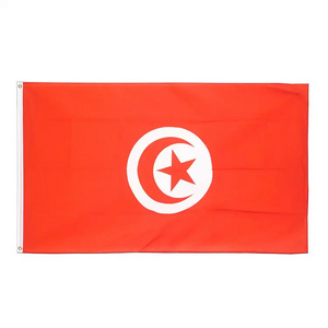 Huiyi Advertising flag And Election Items International Large Tunisia National Flags