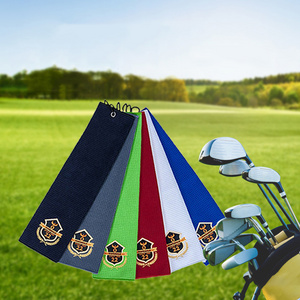 Huiyi High quality and good price golf ball caddie towel New product magnet waffle golf towel