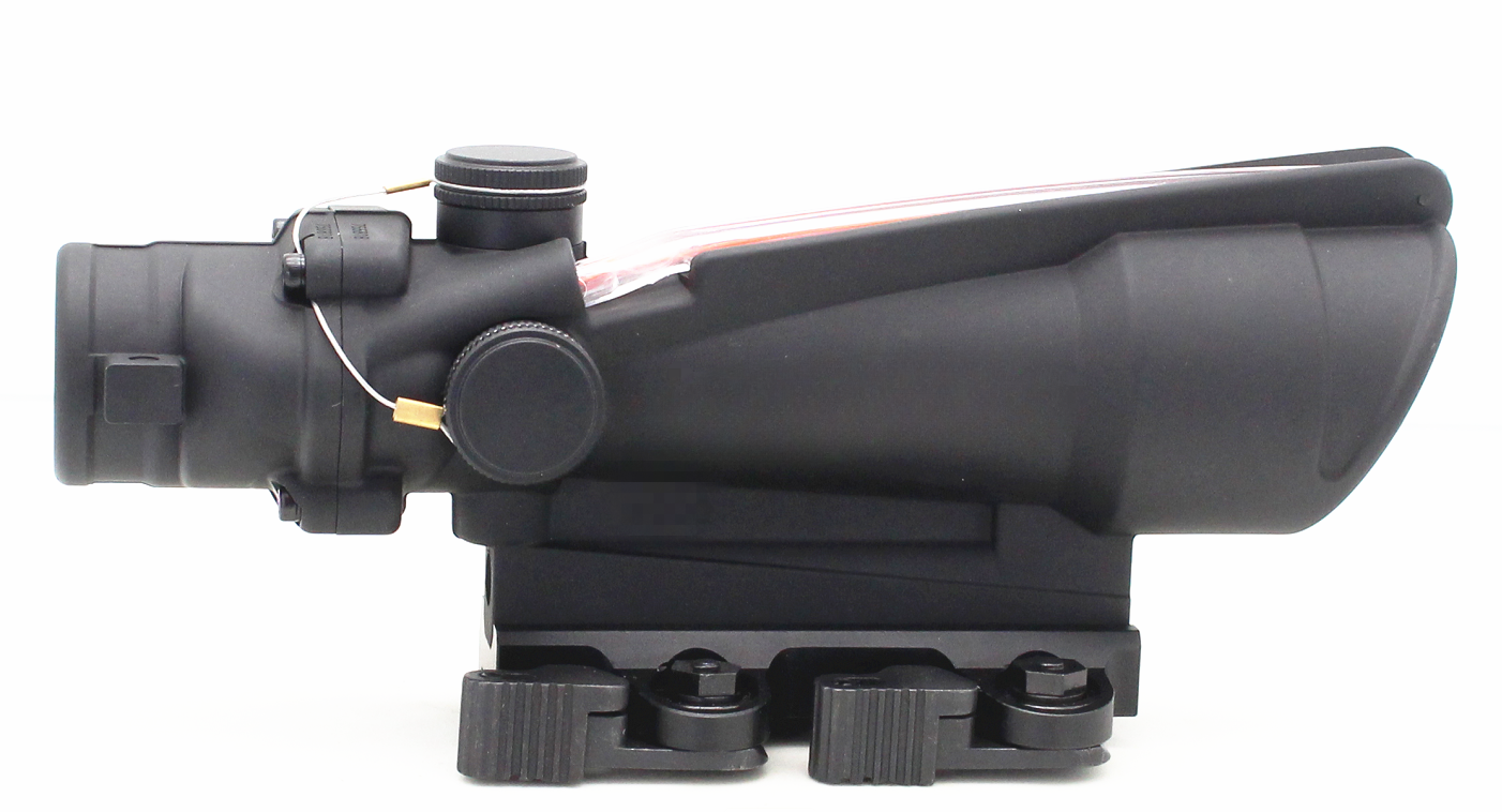 LXGD  5X35 ACOG Optic Sight Red Dot Illuminated Scope Optical Sight Huntingt with QD