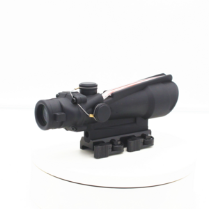 LXGD  5X35 ACOG Optic Sight Red Dot Illuminated Scope Optical Sight Huntingt with QD