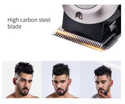 Professional Electric Hair Trimmer for Salon Rechargeable Powerful Hair Clipper Men's Cordless Hair Cutting Machine