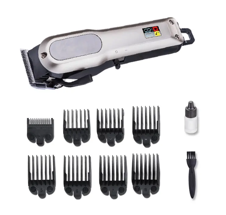 Professional Electric Hair Trimmer for Salon Rechargeable Powerful Hair Clipper Men's Cordless Hair Cutting Machine