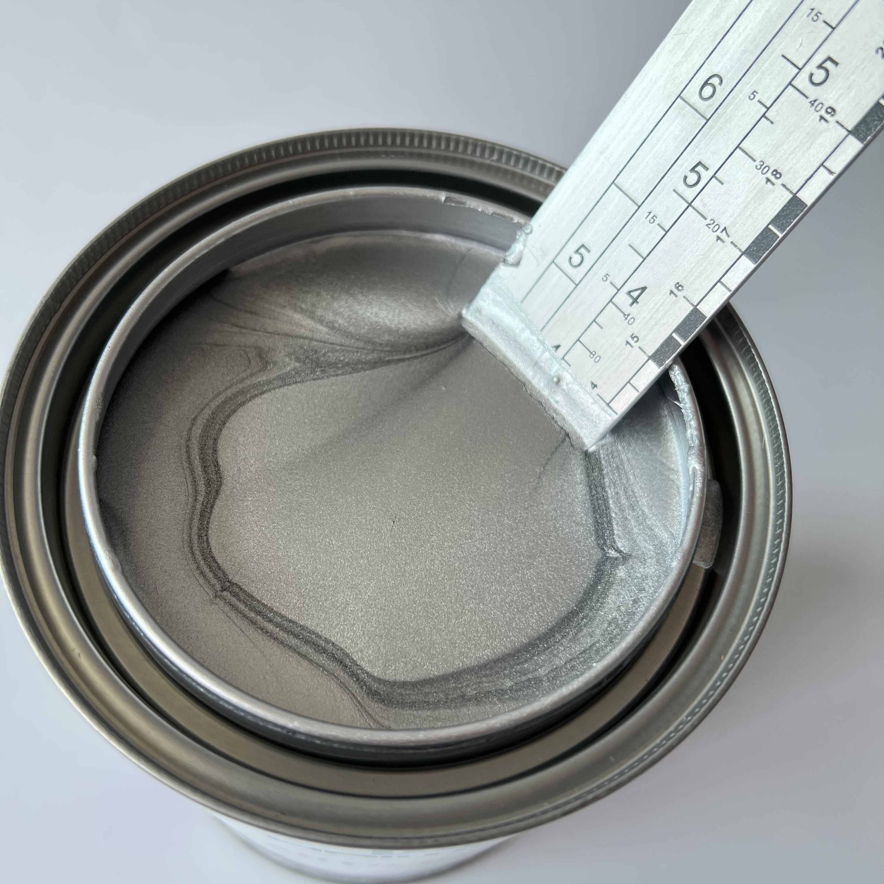 Manufacturer wholesale metallic paint 1K 4008 fine Shining silver