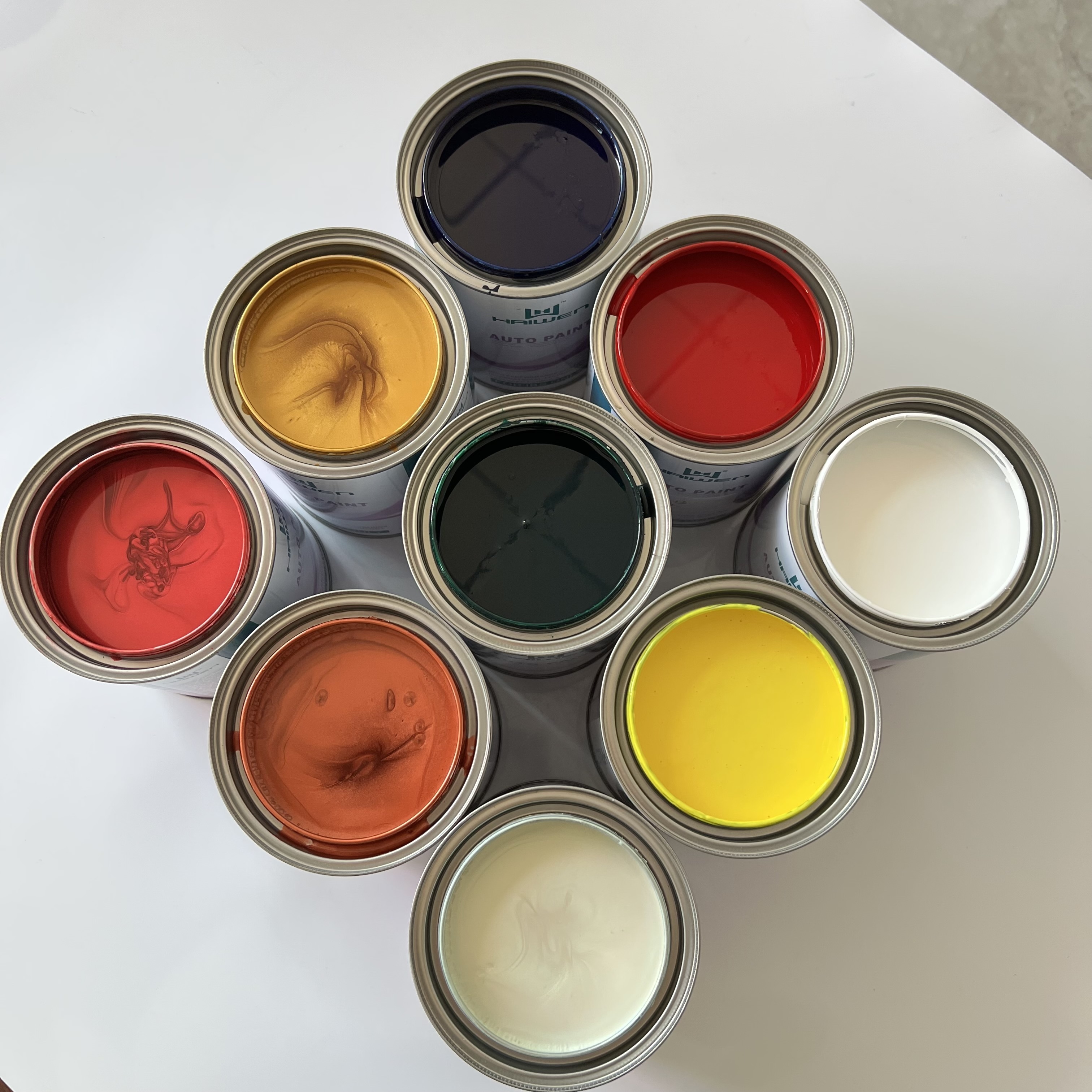 Haiwen Brand Manufacturer Wholesale with High Brightness Strong Hiding Power Easy to Color 2k Paint and and Car Paint Spray