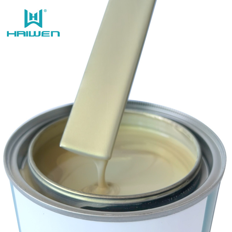 automotive paint Haiwen Brand China manufacture acrylic paint New Arrival 1K Gold pearl Repair Car Paint