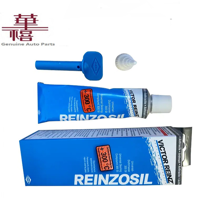 HUAXI OEM 70-31414-10 703141410 Engine Gasket Black Silicone Sealant Car Engine Gasket Reinzosil Auto Glass Silicone Sealant