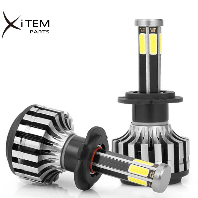 XITEM 6 sides LED headlight H1 H3 H4 H7 H11 6000k canbus led headlight bulbs for car 10000lm