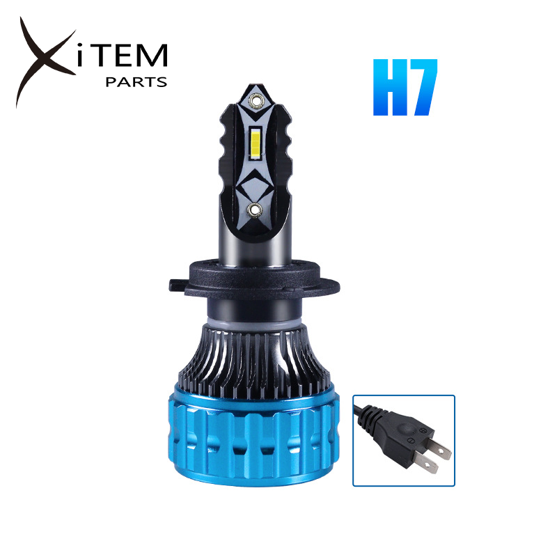 55W CSP LED Headlight H1 H3 H4 H7 Auto Headlamp Bulb H8 H11 Super White 6000K Car LED Headlight 12V 9005 9006