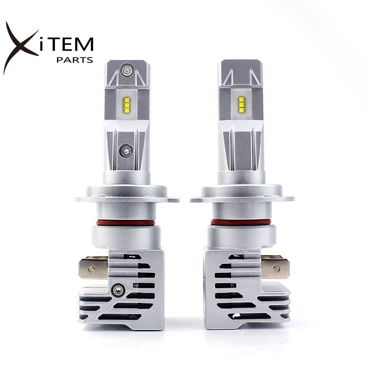 All in one LED headlight 55W wireless led headlight bulbs H4 H7 H11 9005 9006 LED for car ZES m3 led headlight