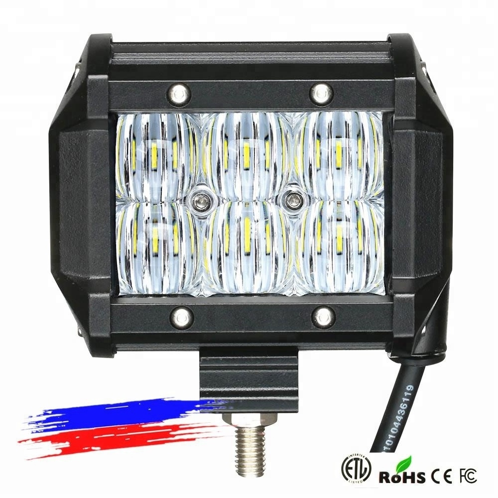 4 inch  led work light led fog light bar led 3 rows 60w led work light