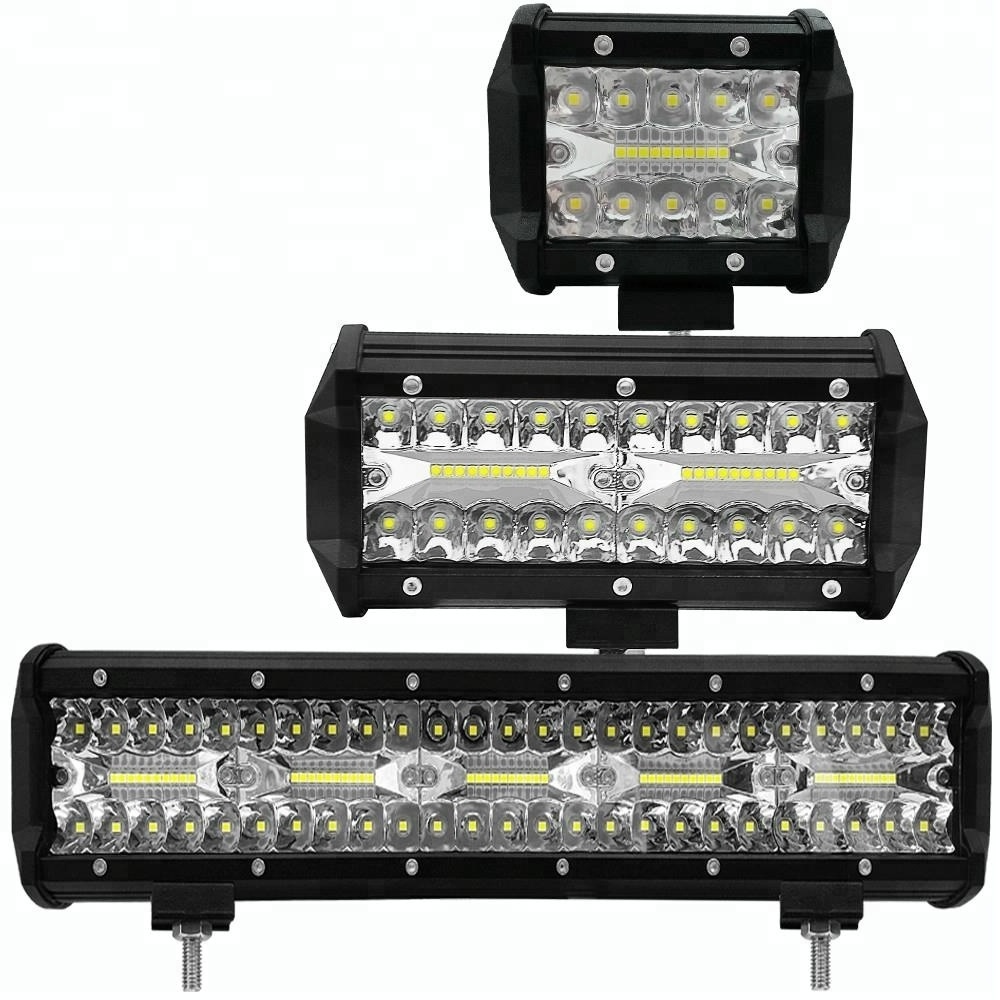 4 inch  led work light led fog light bar led 3 rows 60w led work light