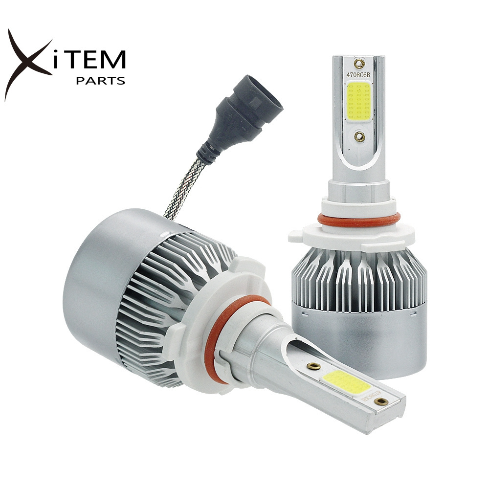 luces led c6 LED headlight H13 H4 9007 9004 hi low beam LED headlight C6 36W 7600LM