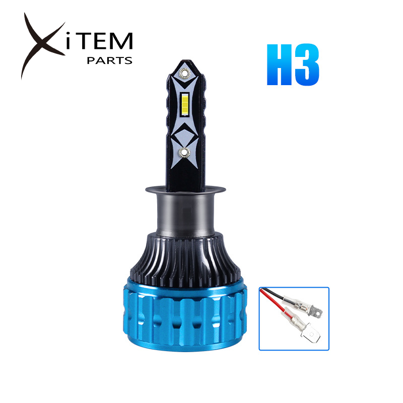 55W CSP LED Headlight H1 H3 H4 H7 Auto Headlamp Bulb H8 H11 Super White 6000K Car LED Headlight 12V 9005 9006