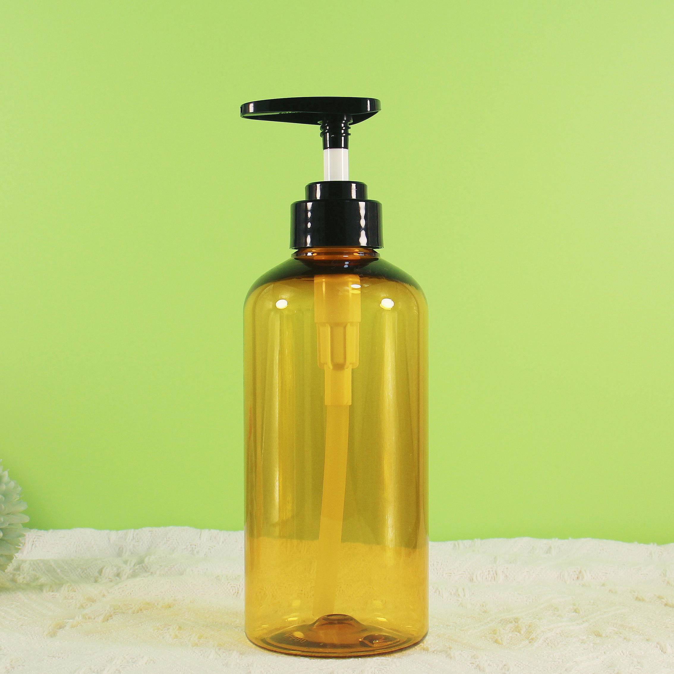 Factory stock 300ml 400ml 500ml press shampoo shower gel bottle, washing lotion sub-bottling PET bottle