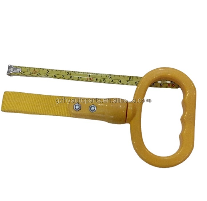 Plastic bus ring handle grab