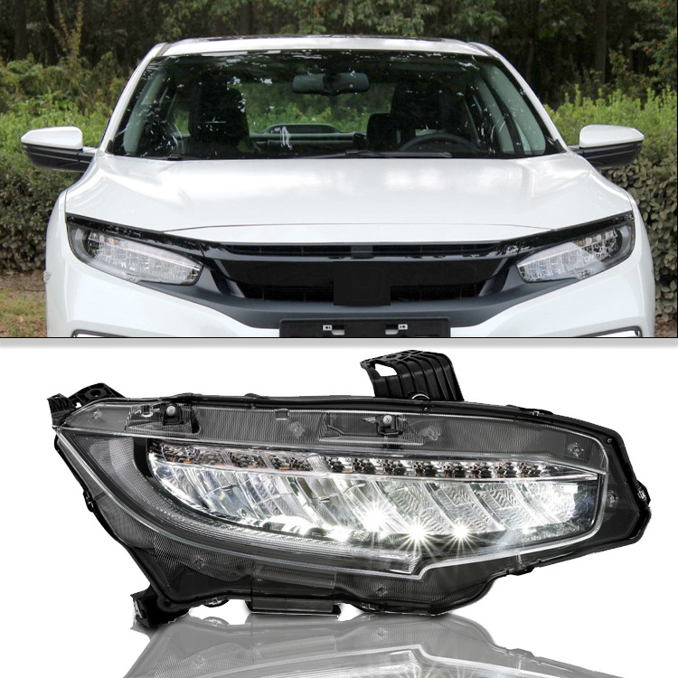 Auto Lighting Systems Car Headlight Suitable For 2015-2018  Head light Headlamp  Honda CIVIC LED Headlights