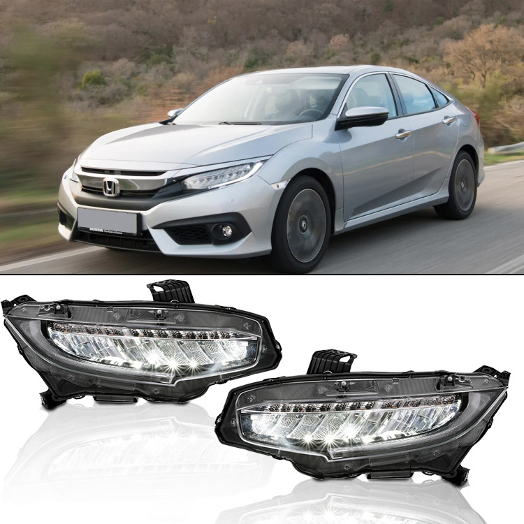 Auto Lighting Systems Car Headlight Suitable For 2015-2018  Head light Headlamp  Honda CIVIC LED Headlights