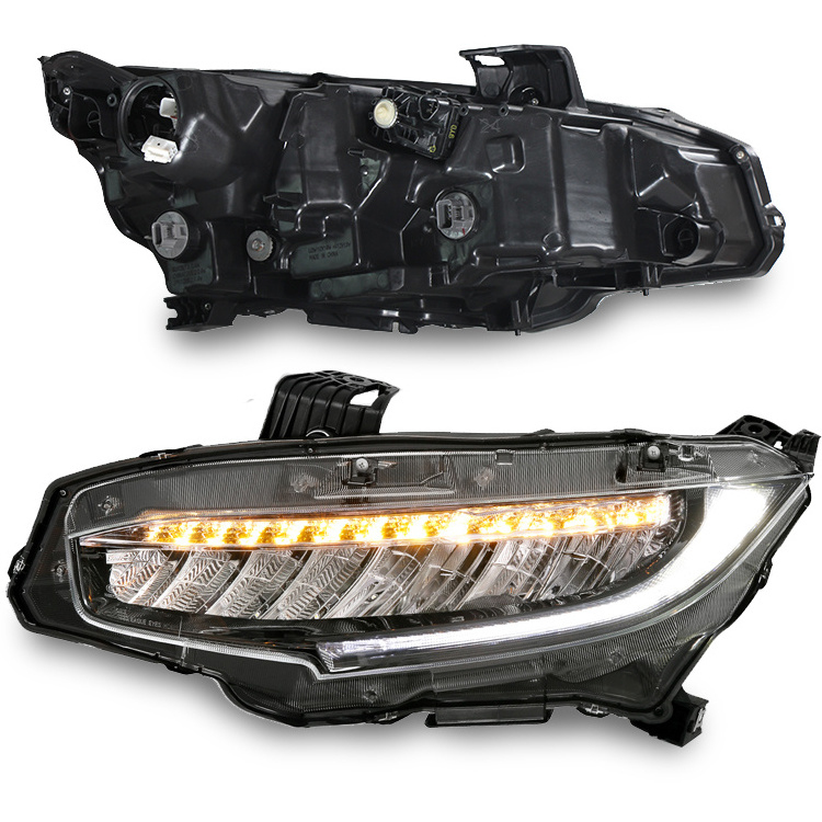 Auto Lighting Systems Car Headlight Suitable For 2015-2018  Head light Headlamp  Honda CIVIC LED Headlights