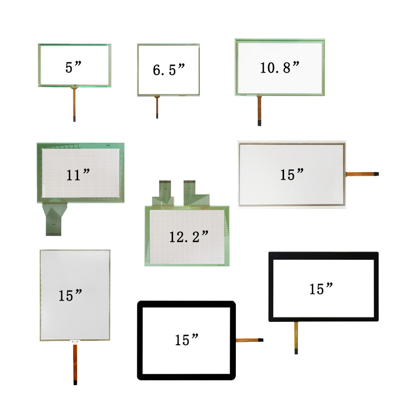 Custom size touch screen 4 wire custom resistive capacitive touch screen display 5